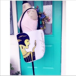 Art Deco Canvas Bag